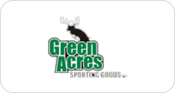Green Acres brand emblem with deer