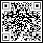 QR code with black and white pattern