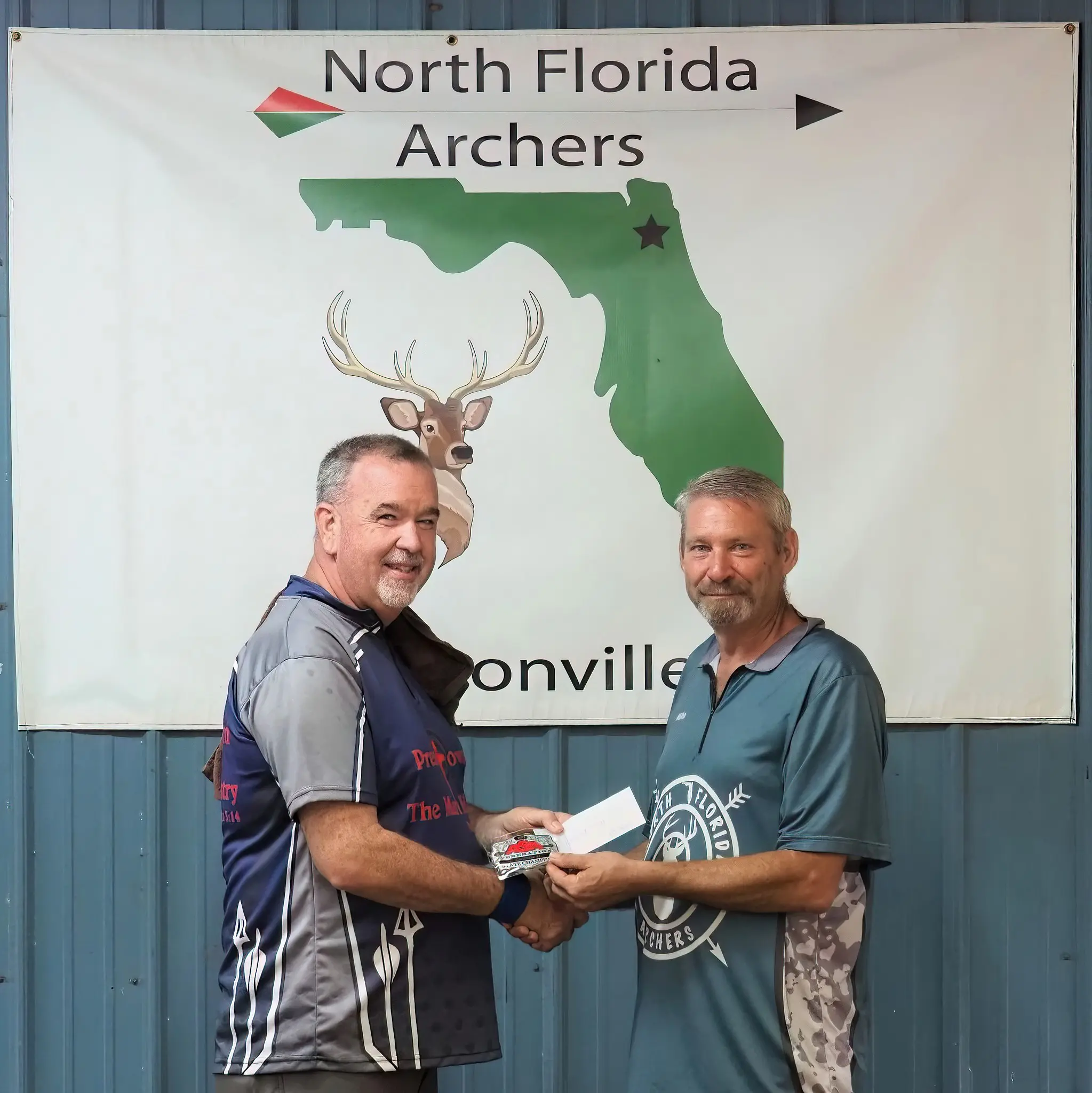 North Florida Archers event participants smiling