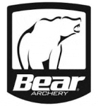 Black and white Bear Archery emblem